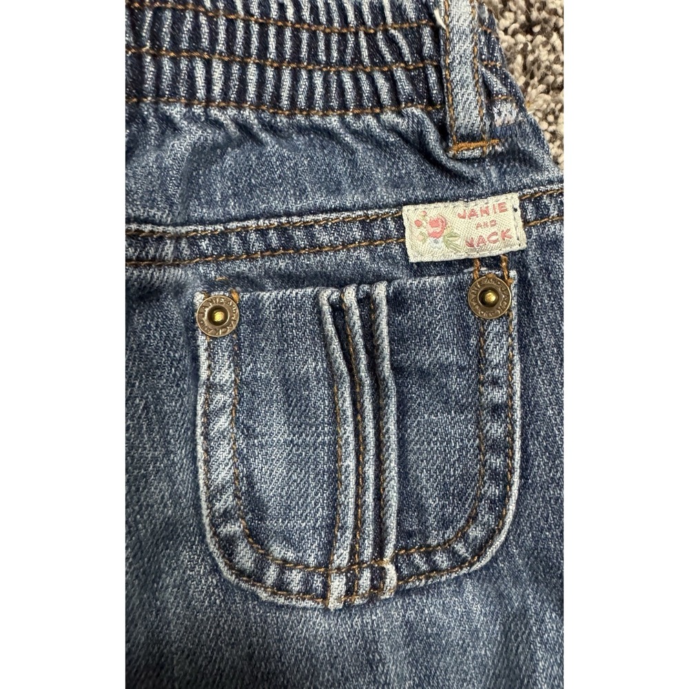 Janie and Jack Jeans Floral pocket Denim 12 to 18 months - Picture 4 of 9
